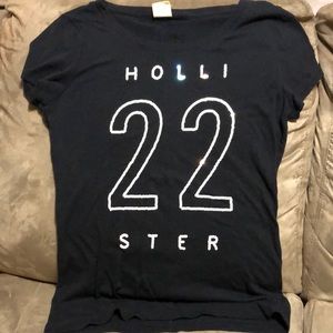 Hollister Sequins Tee XS Black